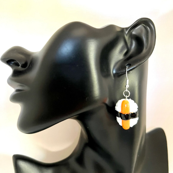 Sushi Earrings - Sashimi Earrings - Japanese Earrings - Asian Earrings - Picture 7 of 10